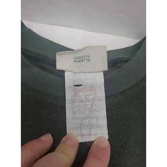 Vintage Northern Reflections Sweatshirt Women's Size Med Embroidered Cabin 90's - Picture 6 of 8